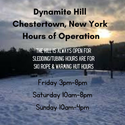 Dynamite Hill Hours of Operation